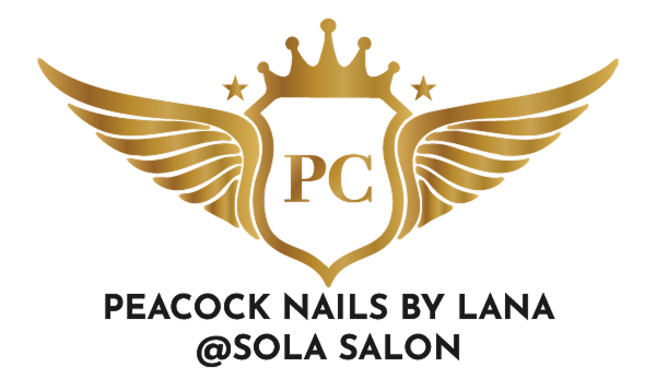 Peacock nails by Lana @SoLa salon